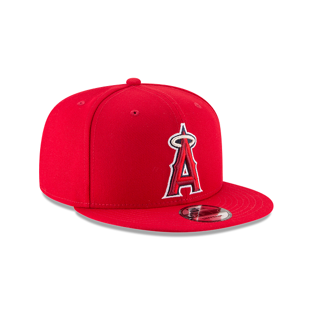 Anaheim Angels MLB New Era Men Red White 9Fifty Team Color Basic Snapback product image 3, provided for visual reference and