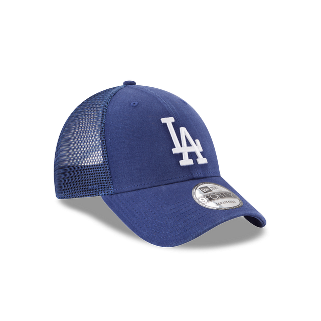Los Angeles Dodgers MLB New Era Men Royal Blue 9Forty Trucker Adjustable Hat product image 7, provided for visual reference