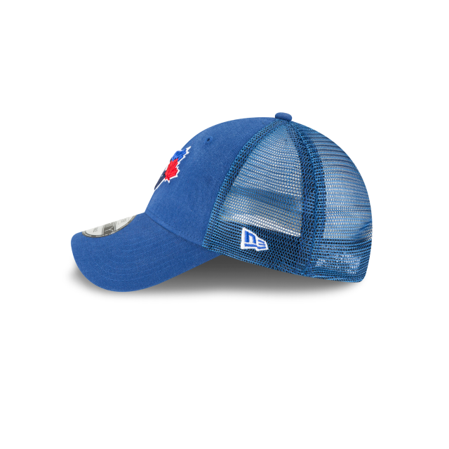 Toronto Blue Jays MLB New Era Men Royal Blue 9Forty Primary Logo Trucker Adjustable Hat product image 4, provided for visual
