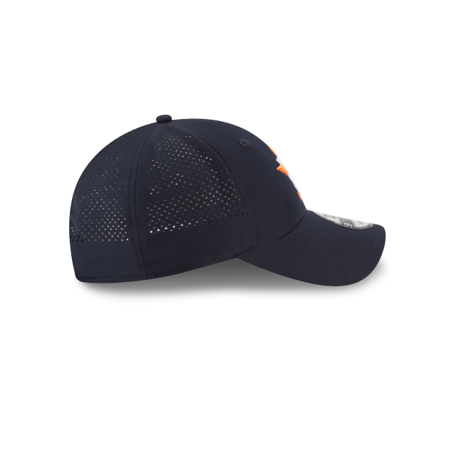 Houston Astros MLB New Era Men Navy 9Twenty Perforated Adjustable Hat product image 3, provided for visual reference and