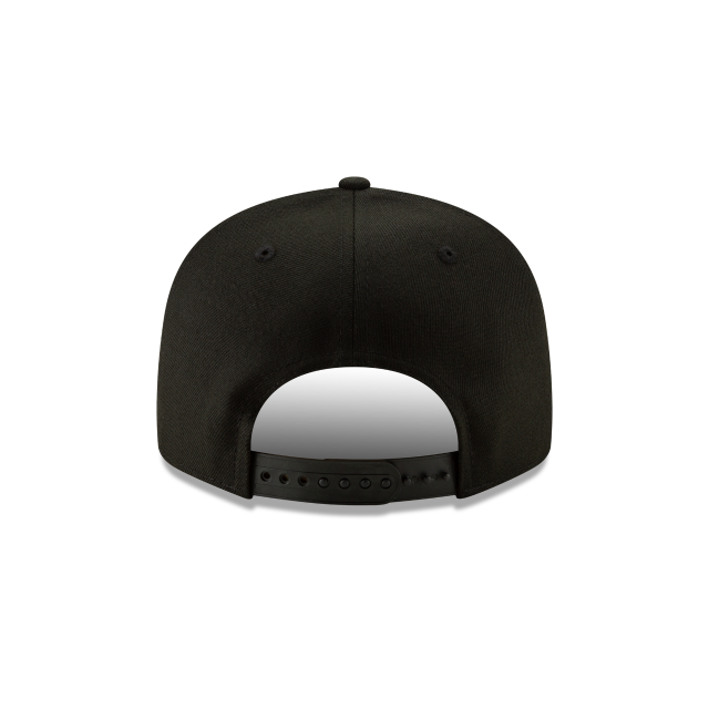 Miami Marlins MLB New Era Men Black White 9Fifty Team Color Basic Snapback product image 2, provided for visual reference