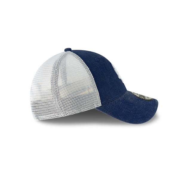 Chicago Cubs MLB New Era Men Navy 9Forty Cooperstown Washed Trucker Adjustable Hat product image 3, provided for visual