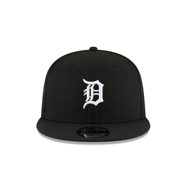 Detroit Tigers MLB New Era Men Black White 9Fifty Team Color Basic Snapback product image 6, provided for visual reference
