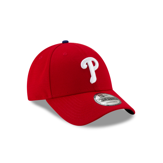 Philadelphia Phillies MLB New Era Youth Red 9Forty The League Adjustable Hat product image 5, provided for visual reference
