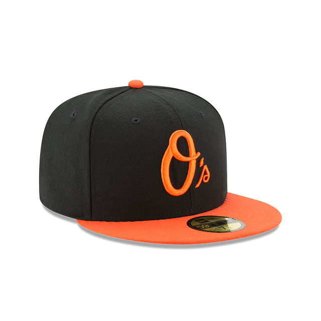 Baltimore Orioles MLB New Era Men Black Orange 59Fifty Authentic Collection Alternate Fitted Hat product image 6, provided