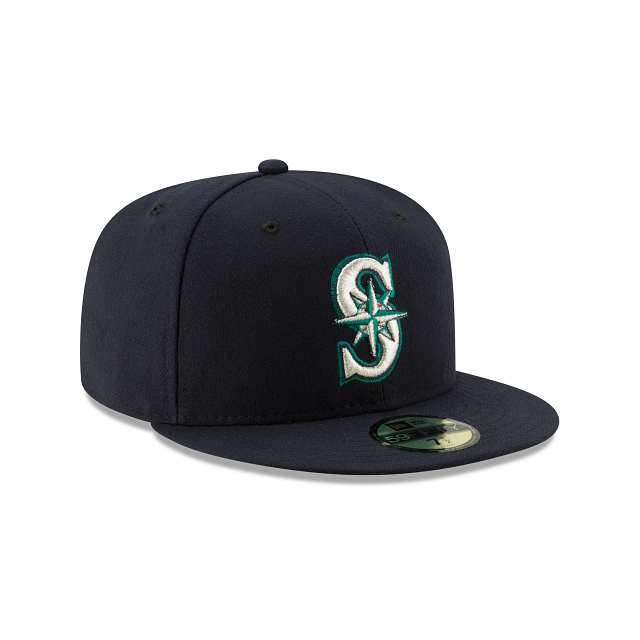 Seattle Mariners MLB New Era Men Navy 59Fifty Authentic Collection On Field Fitted Hat product image 6, provided for visual