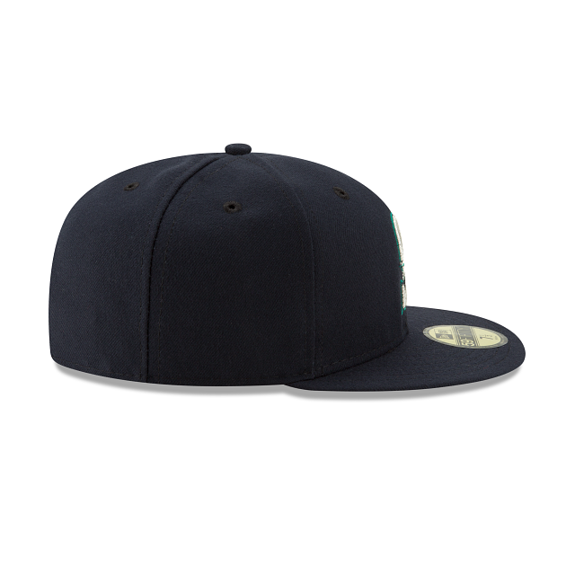 Seattle Mariners MLB New Era Men Navy 59Fifty Authentic Collection On Field Fitted Hat product image 3, provided for visual
