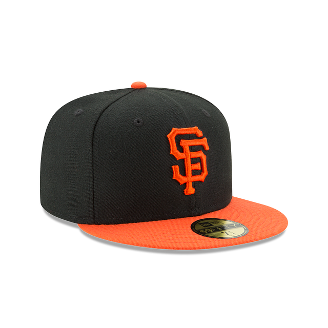 San Francisco Giants MLB New Era Men Black / Orange 59Fifty Authentic Collection Alternate Fitted Hat product image 6,