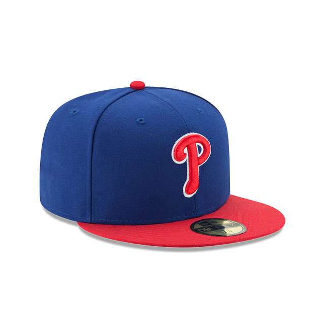 Philadelphia Phillies MLB New Era Men Royal Blue 59Fifty Authentic Collection Alternate 2017 Fitted Hat product image 6,