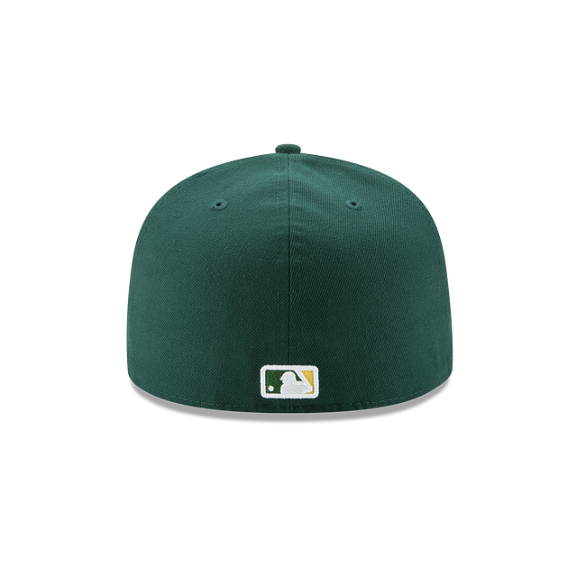 Oakland Athletics MLB New Era Men Green 59Fifty Authentic Collection Road Fitted Hat product image 2, provided for visual