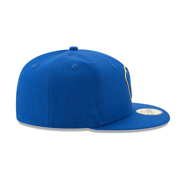 Milwaukee Brewers MLB New Era Men Royal 59Fifty Authentic Collection Alternate Fitted Hat product image 3, provided for