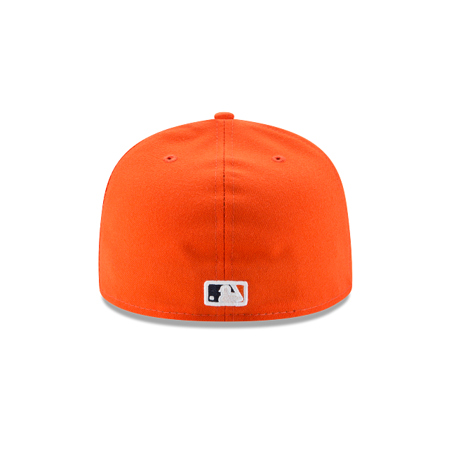 Houston Astros MLB New Era Men Orange/Navy 59Fifty Authentic Collection Alternate Fitted Hat product image 2, provided for