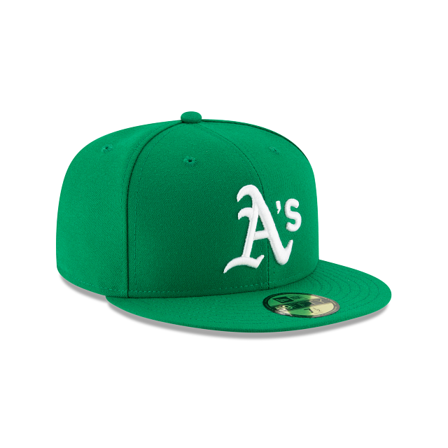 Oakland Athletics MLB New Era Men Kelly Green 59Fifty Authentic Collection Alternate Fitted Hat product image 6, provided
