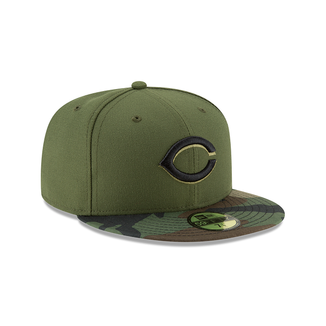 Cincinnati Reds MLB New Era Men Camo 59Fifty Authentic Collection Alternate Fitted Hat product image 6, provided for visual