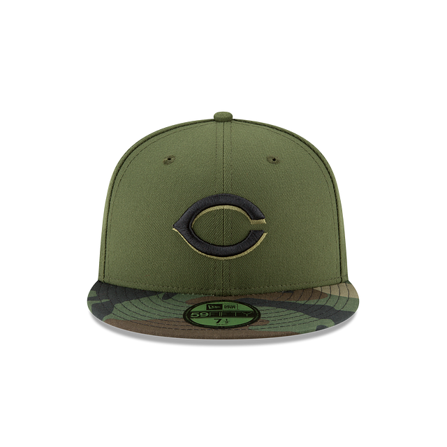 Cincinnati Reds MLB New Era Men Camo 59Fifty Authentic Collection Alternate Fitted Hat product image 5, provided for visual