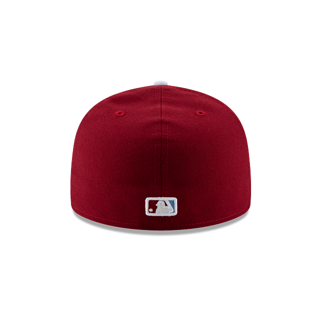 Philadelphia Phillies MLB New Era Men Burgundy 59Fifty Authentic Collection Alternate Fitted Hat product image 2, provided