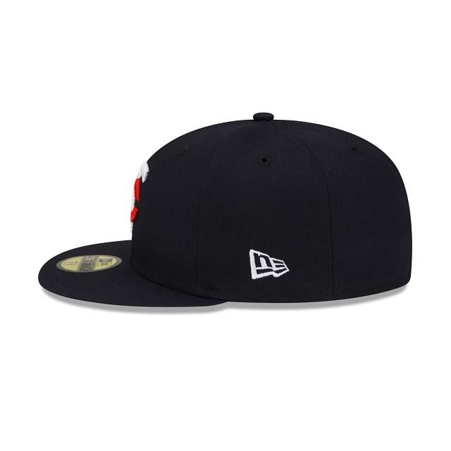 Minnesota Twins MLB New Era Men Navy 59Fifty Authentic Collection Home Fitted Hat product image 6, provided for visual