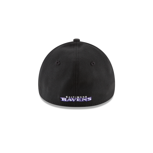 Baltimore Ravens NFL New Era Men Black 39Thirty Team Classic Stretch Fit Hat product image 4, provided for visual reference