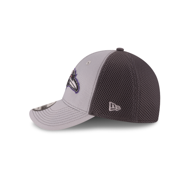 Baltimore Ravens NFL New Era Men Grey 39Thirty Grayed Out Neo 2 Stretch Fit Hat product image 4, provided for visual