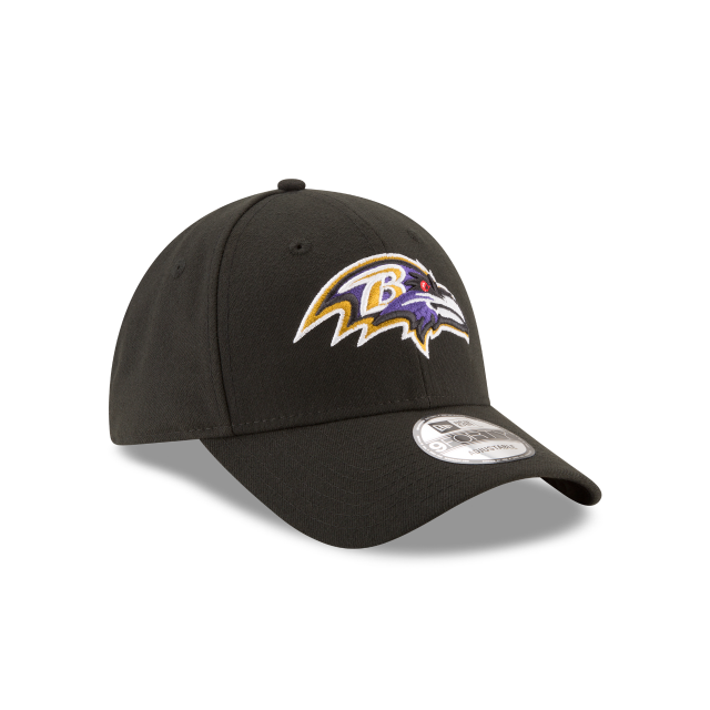 Baltimore Ravens NFL New Era Men Black 9Forty The League Adjustable Hat product image 6, provided for visual reference and