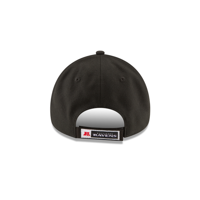 Baltimore Ravens NFL New Era Men Black 9Forty The League Adjustable Hat product image 2, provided for visual reference and