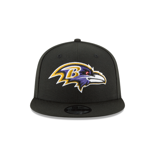 Baltimore Ravens NFL New Era Men Black 9Fifty Basic Snapback product image 3, provided for visual reference and product