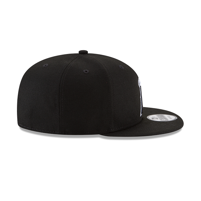 Anaheim Angels MLB New Era Men Black White 9Fifty Basic Snapback product image 3, provided for visual reference and product
