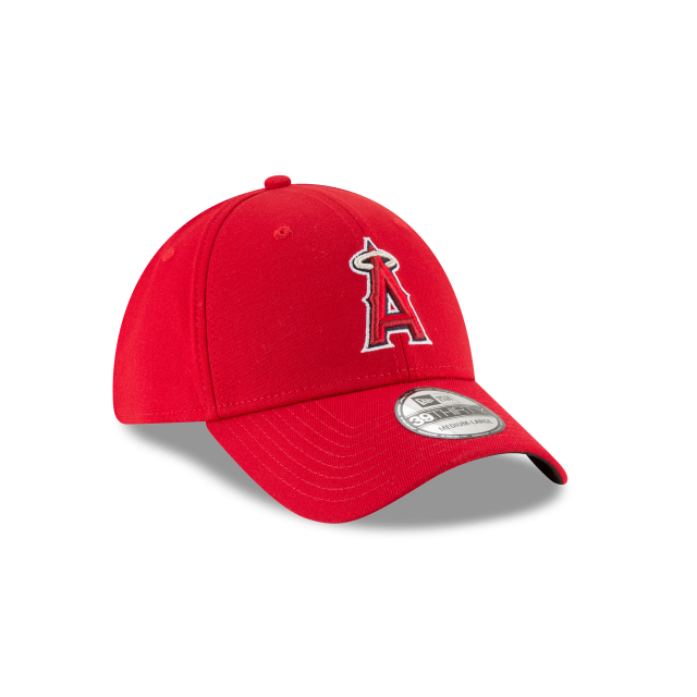 Anaheim Angels MLB New Era Men Red 39Thirty Team Classic Stretch Fit Hat product image 6, provided for visual reference and