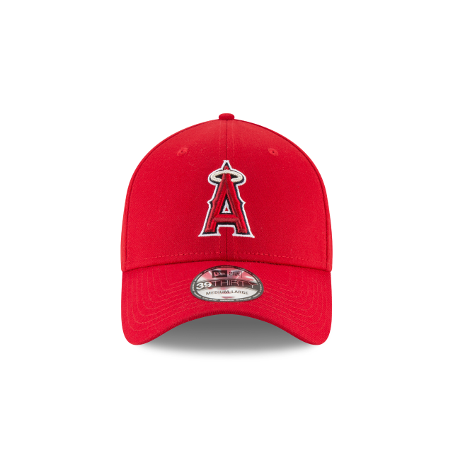 Anaheim Angels MLB New Era Men Red 39Thirty Team Classic Stretch Fit Hat product image 5, provided for visual reference and