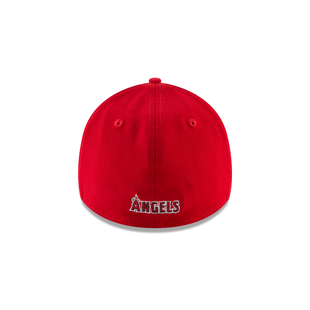 Anaheim Angels MLB New Era Men Red 39Thirty Team Classic Stretch Fit Hat product image 2, provided for visual reference and