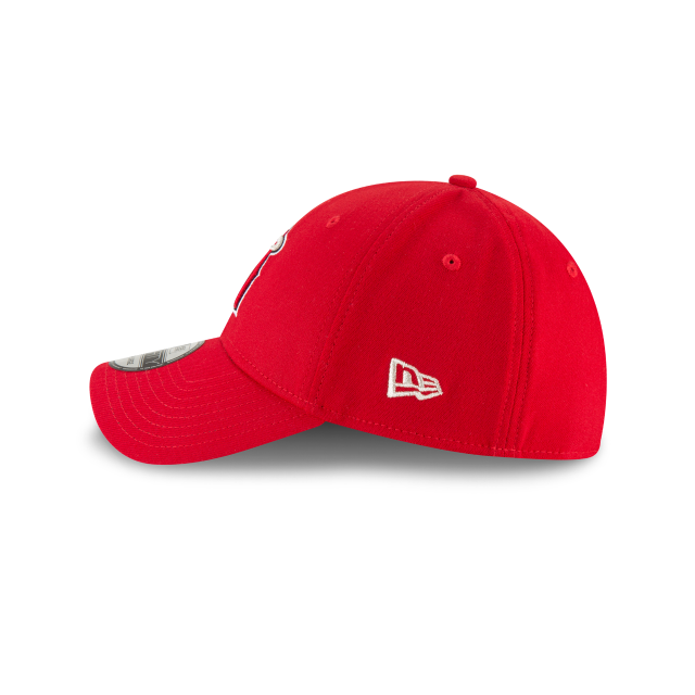Anaheim Angels MLB New Era Men Red 39Thirty Team Classic Stretch Fit Hat product image 4, provided for visual reference and