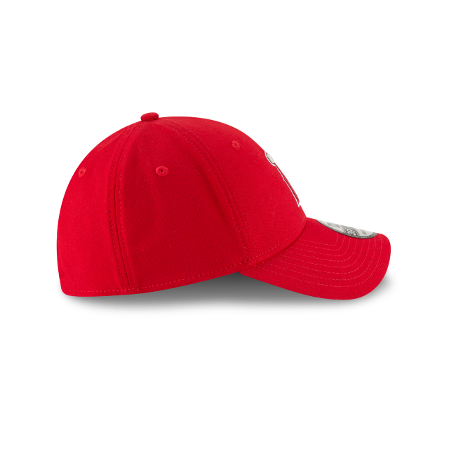 Anaheim Angels MLB New Era Men Red 39Thirty Team Classic Stretch Fit Hat product image 3, provided for visual reference and