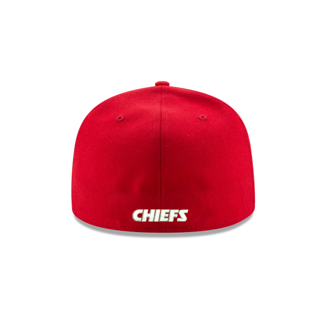 Kansas City Chiefs NFL New Era Men Red 59Fifty Team Basic Fitted Hat product image 2, provided for visual reference and