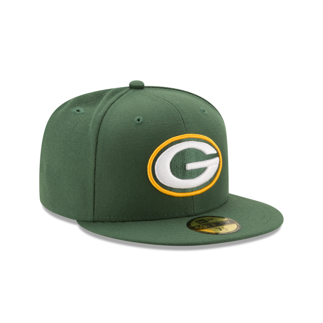 Green Bay Packers NFL New Era Men Green 59Fifty Team Basic Fitted Hat product image 4, provided for visual reference and