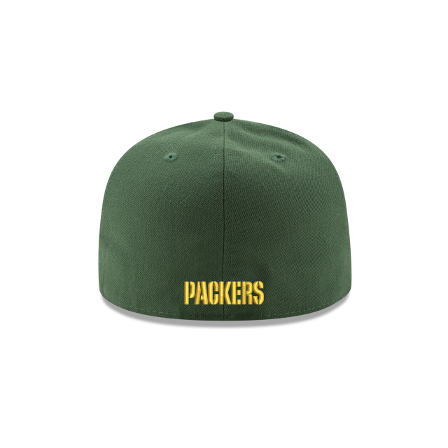 Green Bay Packers NFL New Era Men Green 59Fifty Team Basic Fitted Hat product image 2, provided for visual reference and