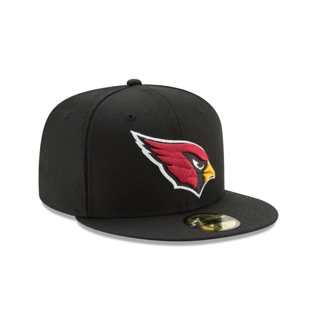 Arizona Cardinals NFL New Era Men Black 59Fifty Team Basic Fitted Hat product image 4, provided for visual reference and