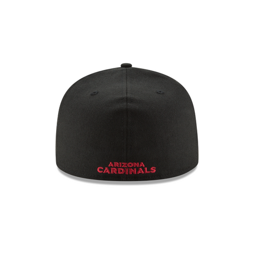 Arizona Cardinals NFL New Era Men Black 59Fifty Team Basic Fitted Hat product image 2, provided for visual reference and