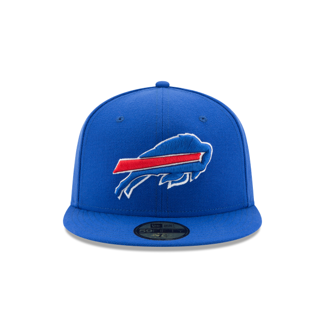 Buffalo Bills NFL New Era Men Majestic Blue 59Fifty Team Basic Fitted Hat product image 3, provided for visual reference and