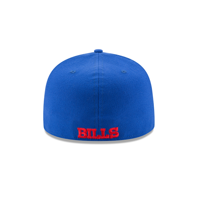 Buffalo Bills NFL New Era Men Majestic Blue 59Fifty Team Basic Fitted Hat product image 2, provided for visual reference and