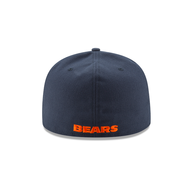 Chicago Bears NFL New Era Men Navy 59Fifty Team Basic Fitted Hat product image 2, provided for visual reference and product