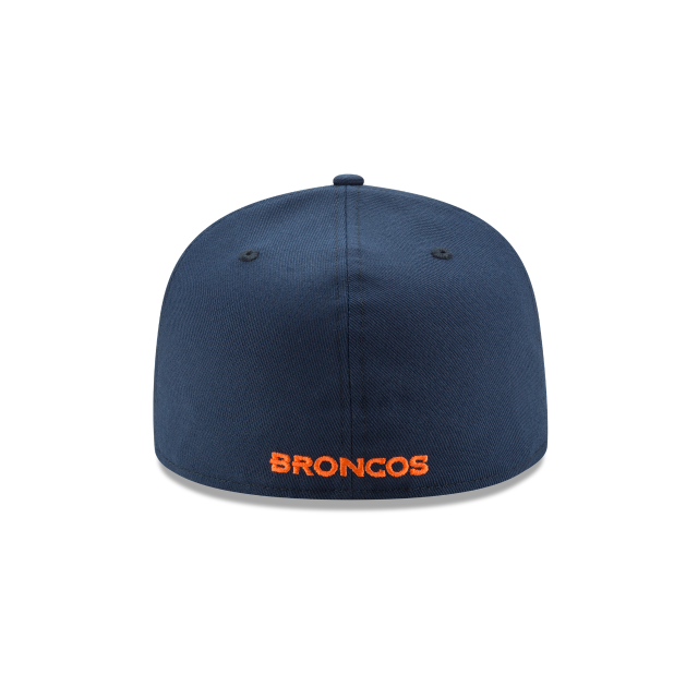 Denver Broncos NFL New Era Men Oceanside Blue 59Fifty Team Basic Fitted Hat product image 2, provided for visual reference
