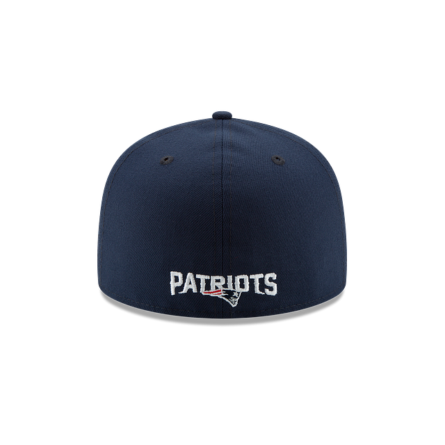 New England Patriots NFL New Era Men Oceanside Blue 59Fifty Team Basic Fitted Hat product image 2, provided for visual