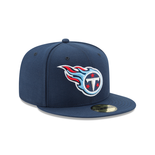 Tennessee Titans NFL New Era Men Oceanside Blue 59Fifty Team Basic Fitted Hat product image 4, provided for visual reference