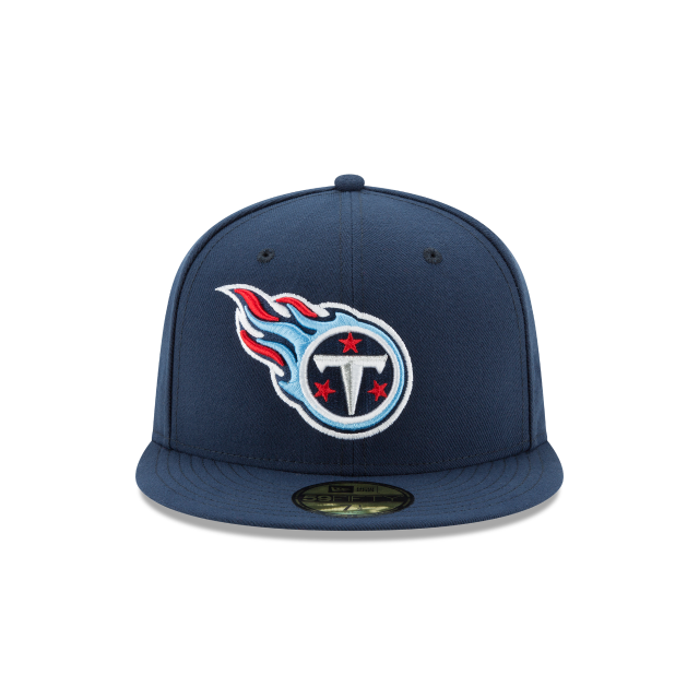 Tennessee Titans NFL New Era Men Oceanside Blue 59Fifty Team Basic Fitted Hat product image 3, provided for visual reference