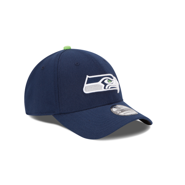 Seattle Seahawks NFL New Era Men Oceanside Blue 39Thirty Team Classic Stretch Fit Hat product image 4, provided for visual