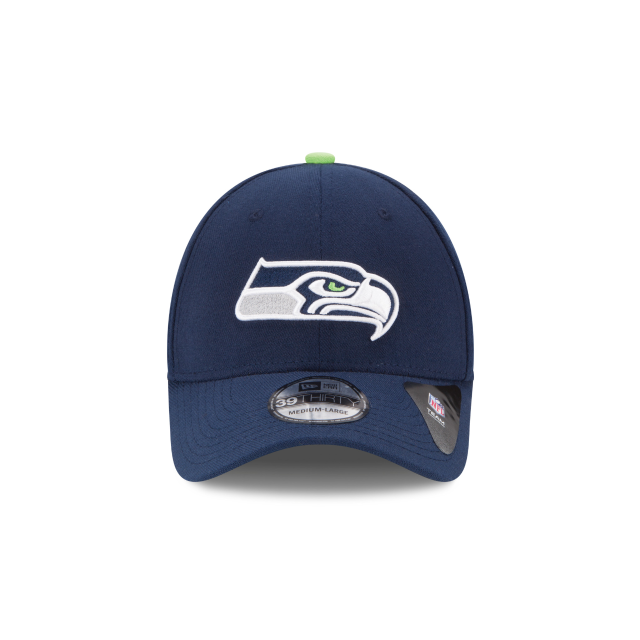 Seattle Seahawks NFL New Era Men Oceanside Blue 39Thirty Team Classic Stretch Fit Hat product image 3, provided for visual