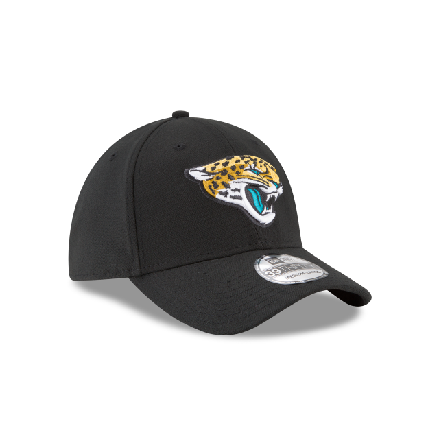 Jacksonville Jaguars NFL New Era Men Black 39Thirty Team Classic Stretch Fit Hat product image 4, provided for visual
