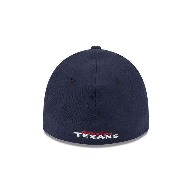 Houston Texans NFL New Era Men Navy 39Thirty Team Classic Stretch Fit Hat product image 2, provided for visual reference and