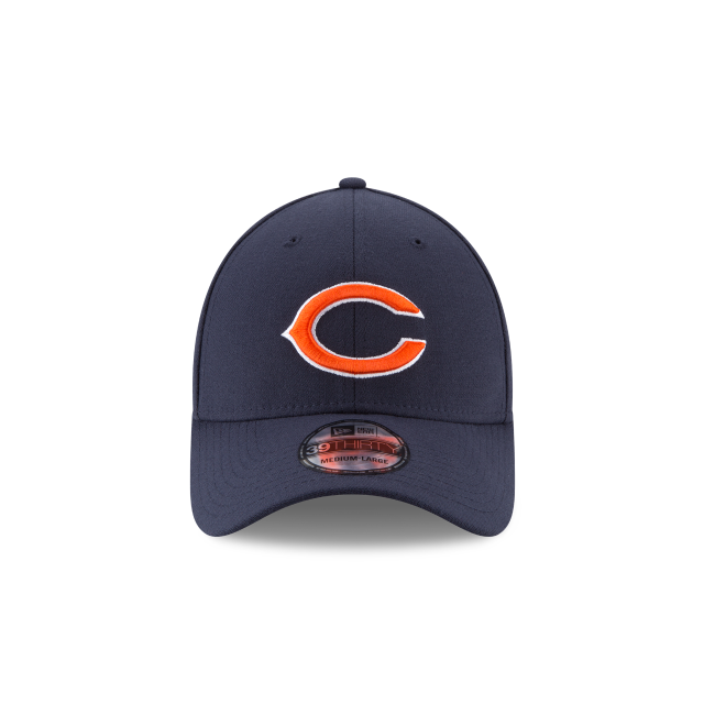 Chicago Bears NFL New Era Men Navy 39Thirty Team Classic Stretch Fit Hat product image 3, provided for visual reference and