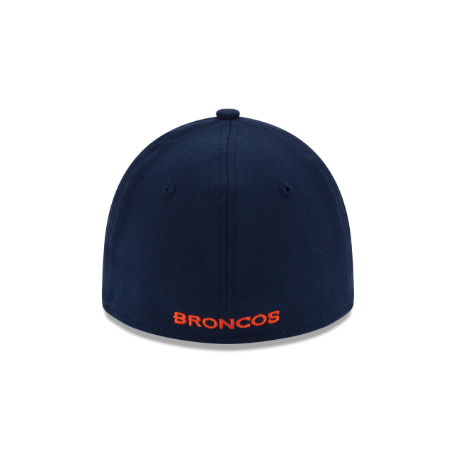 Denver Broncos NFL New Era Men Oceanside Blue 39Thirty Team Classic Stretch Fit Hat product image 2, provided for visual